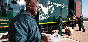 Sandton Office Removals truck